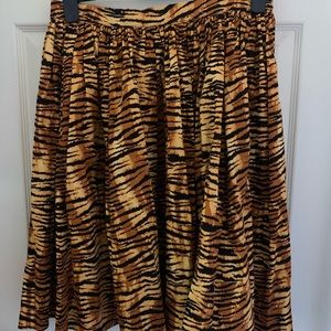 Pin Up Tiger Striped Skirt